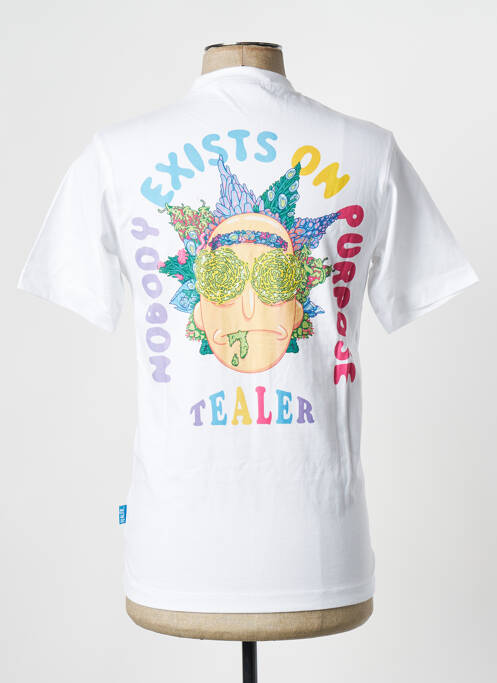 Tricou alb TEALER bărbat