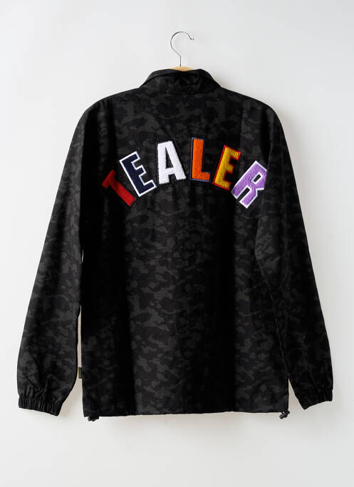 Impermeabil negru TEALER bărbat