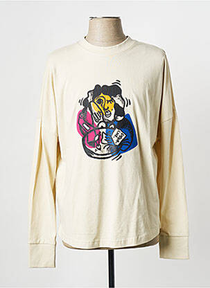 Tricou bej GOUACHE bărbat