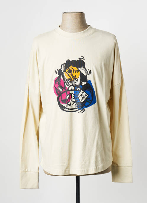 Tricou bej GOUACHE bărbat