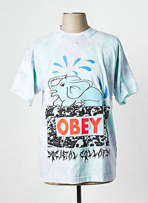 Tricou multicolor OBEY bărbat
