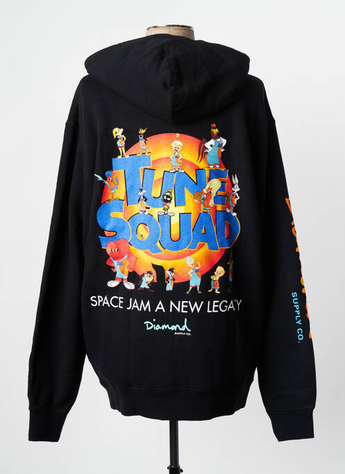 Hanorac negru DIAMOND SUPPLY CO bărbat