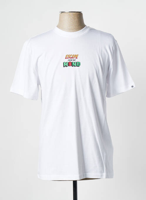 Tricou alb ELEMENT bărbat