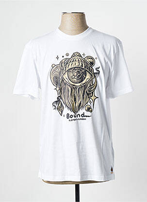 Tricou alb ELEMENT bărbat