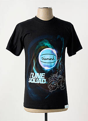 Tricou negru DIAMOND SUPPLY CO bărbat