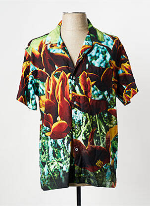 Cămașă cu mâneci scurte portocaliu OBEY bărbat