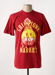 Tricou roșu CHINATOWN MARKET homme