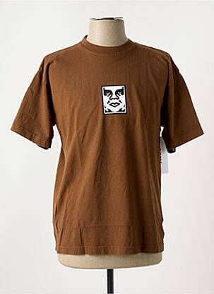 Tricou maro OBEY bărbat