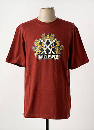 Tricou roșu DAILY PAPER bărbat