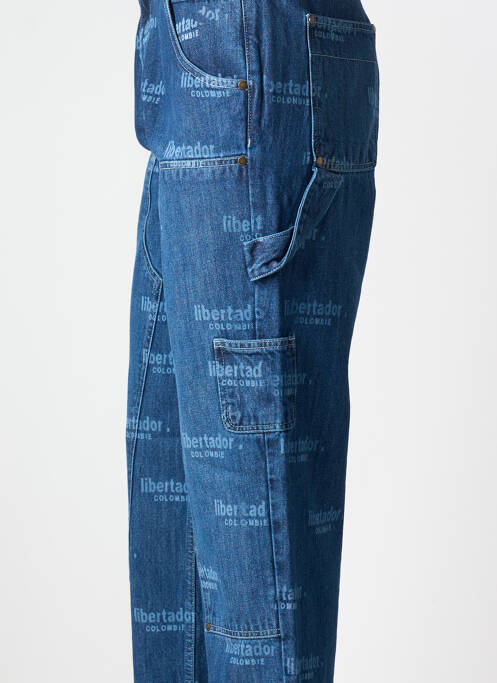 Blugi cu croială dreaptă albastru LIBERTADOR bărbat