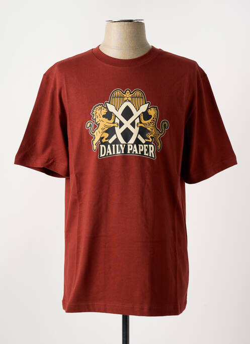 Tricou roșu DAILY PAPER bărbat