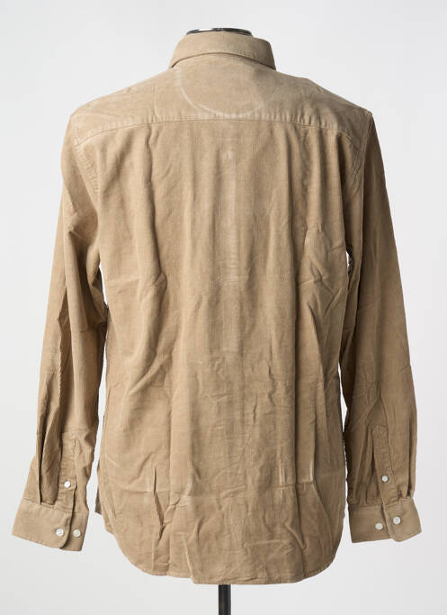 Cămașă cu mâneci lungi bej MINIMUM bărbat