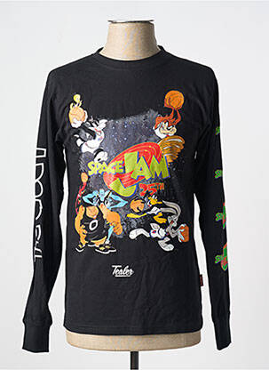 Tricou negru TEALER bărbat