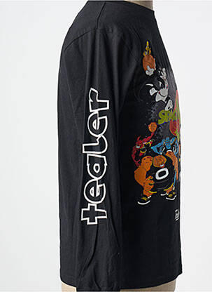 Tricou negru TEALER bărbat