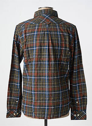 Cămașă cu mâneci lungi verde KNOWLEDGE COTTON APPAREL bărbat