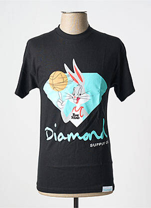 Tricou negru DIAMOND SUPPLY CO bărbat