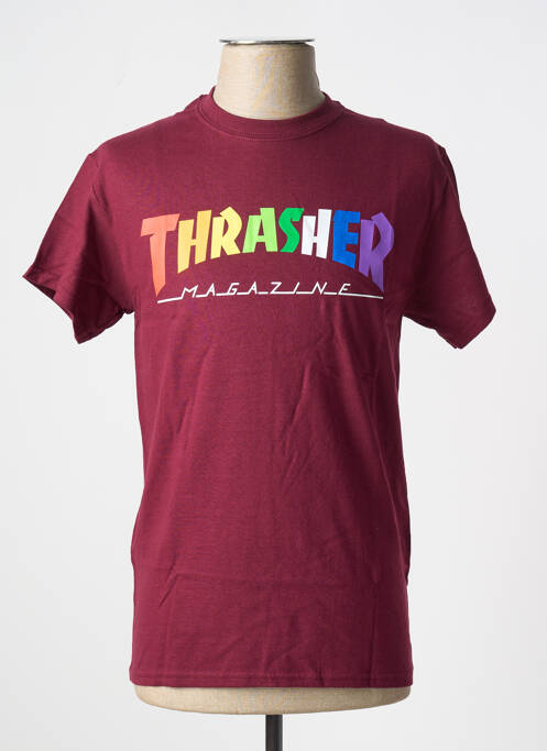 Tricou roșu THRASHER bărbat