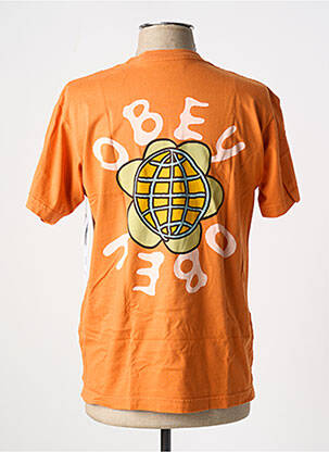 Tricou portocalie OBEY bărbat