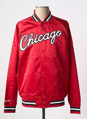 Geacă roșu MITCHELL & NESS bărbat