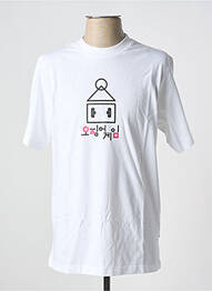 Tricou alb TEALER bărbat