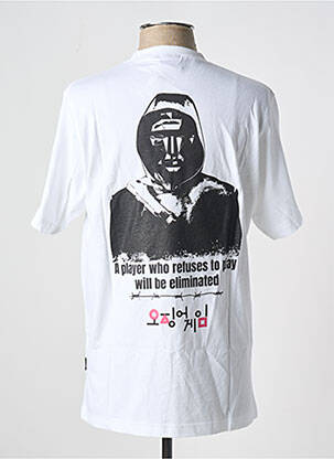 Tricou alb TEALER bărbat