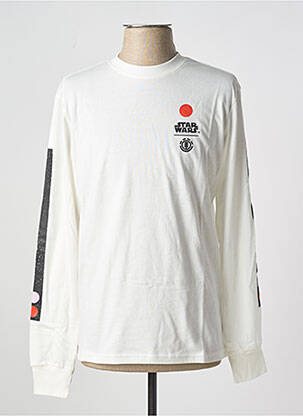 Tricou alb ELEMENT bărbat