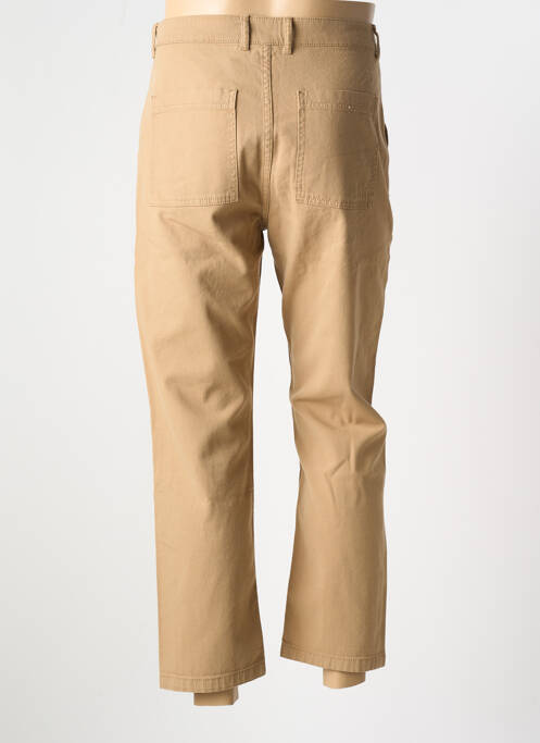Pantalon drept bej KNOWLEDGE COTTON APPAREL bărbat