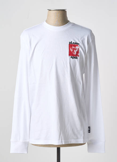 Tricou alb ELEMENT bărbat