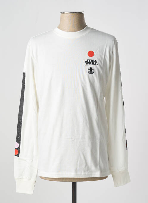 Tricou alb ELEMENT bărbat