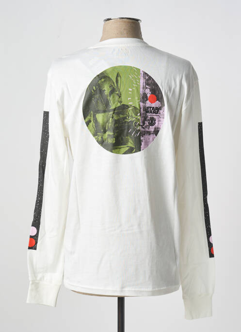 Tricou alb ELEMENT bărbat