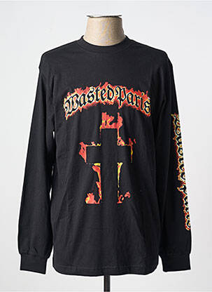 Tricou negru WASTED PARIS bărbat