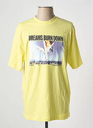 Tricou galben WASTED PARIS bărbat