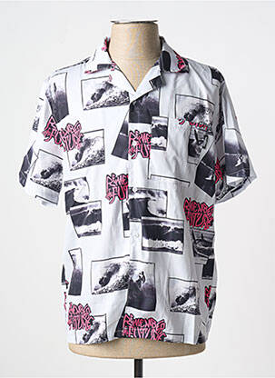 Cămașă cu mâneci scurte alb WASTED PARIS bărbat