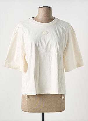 Tricou bej ADIDAS femeie