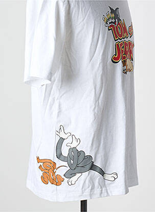 Tricou alb TEALER bărbat