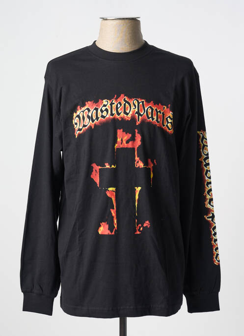 Tricou negru WASTED PARIS bărbat