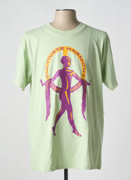 Tricou verde OBEY bărbat