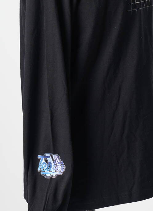 Tricou negru TEALER bărbat