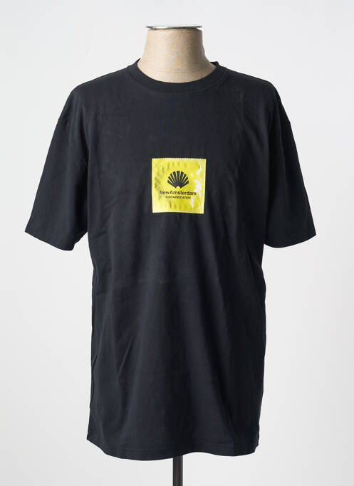 Tricou negru NEW AMSTERDAM SURF ASSOCIATION bărbat