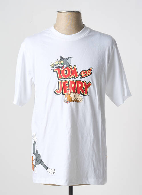 Tricou alb TEALER bărbat