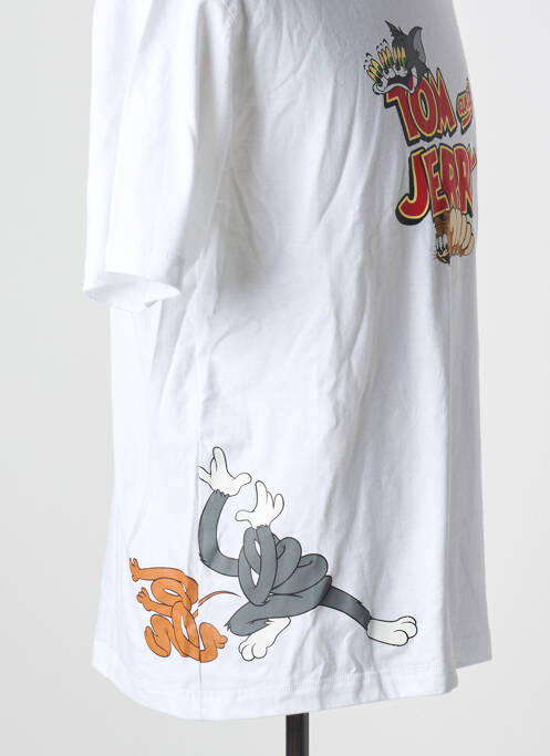 Tricou alb TEALER bărbat