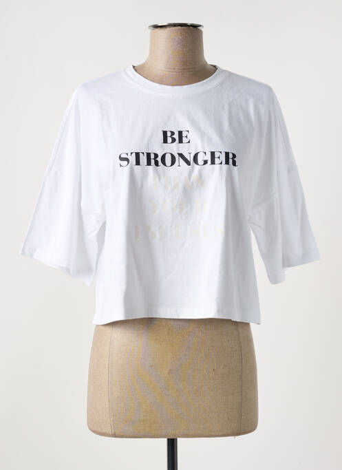 Tricou alb NOISY MAY femeie