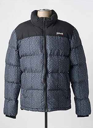 Geacă matlasată negru SCHOTT bărbat