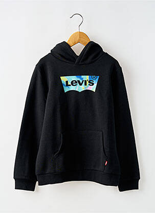 Hanorac cu glugă negru LEVIS băiat