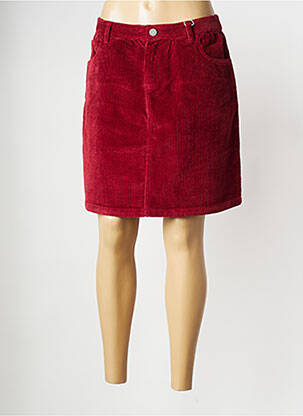 Fustă mini roșu KNOWLEDGE COTTON APPAREL femeie