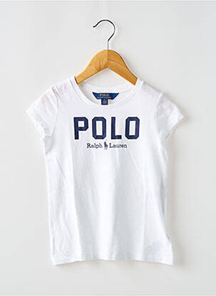 Tricou alb RALPH LAUREN fată