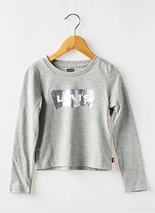 Tricou guler rotund gri LEVI'S fată