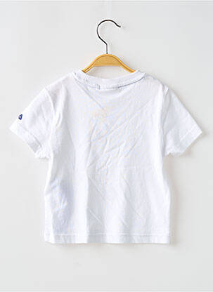 Tricou guler rotund alb FILA copil