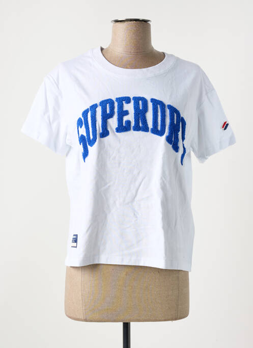 Tricou alb SUPERDRY femme