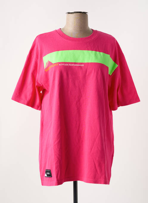Tricou roz SUPERDRY femeie
